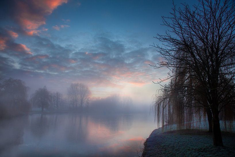 Wijchen See am frühen Morgen von Erik Bergmans
