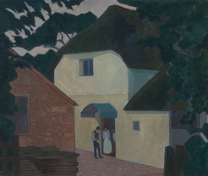 Robert Bevan~The caller at the mill by finemasterpiece