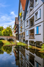 Das Ulmer Fischerviertel an der Blau