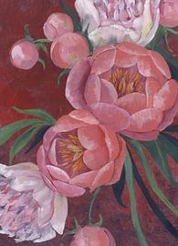 Nevaeh Pfingstrosen von Rosana Laiz Blursbyai