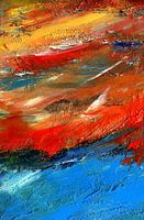 Farbfeuer einer Landschaft
