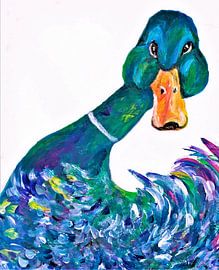 Aagje 2 die neugierige Ente.