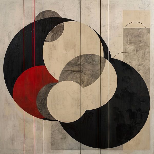 Geometrie - Abstract kunstwerk van Poster Art Shop