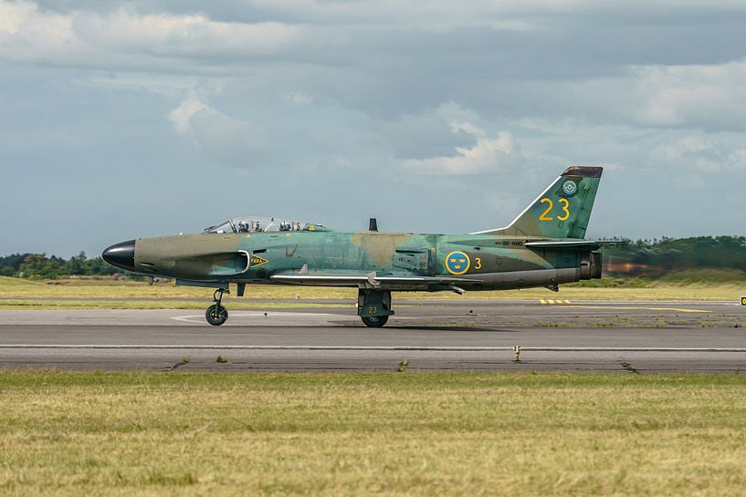 Swedish Air Force Historic Flight Saab J32B Lansen. by Jaap van den Berg