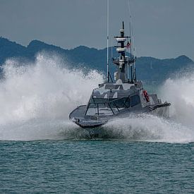 Malaysian Navy's Fast Interceptor Craft. by Jaap van den Berg