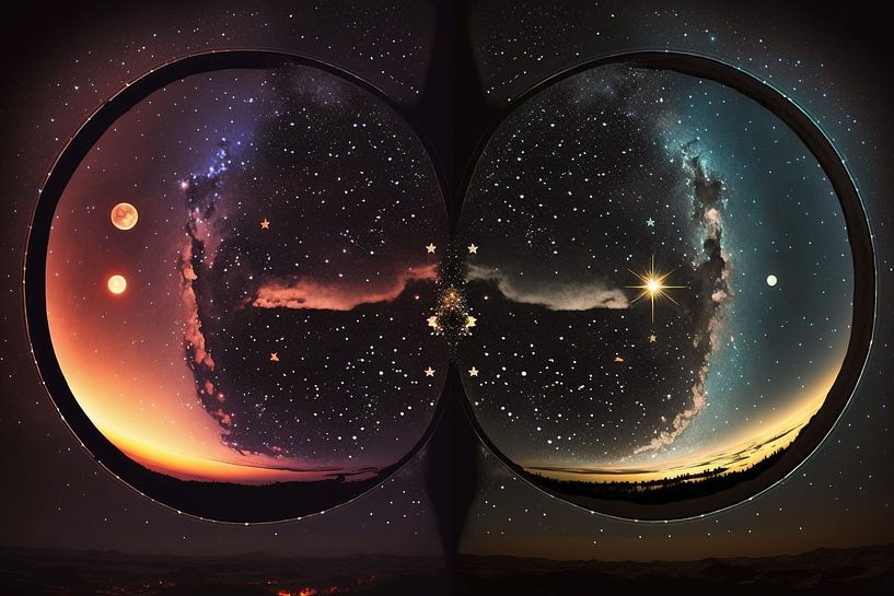 Dual heavenly realms by Vythryd Arts