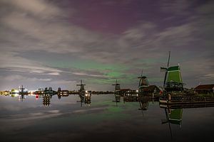 Noorderlicht op de Zaanse Schans 1
