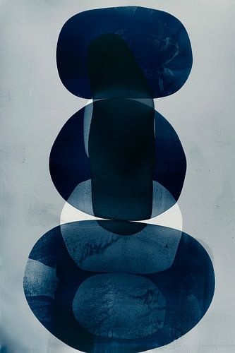 Indigo, modern en abstract