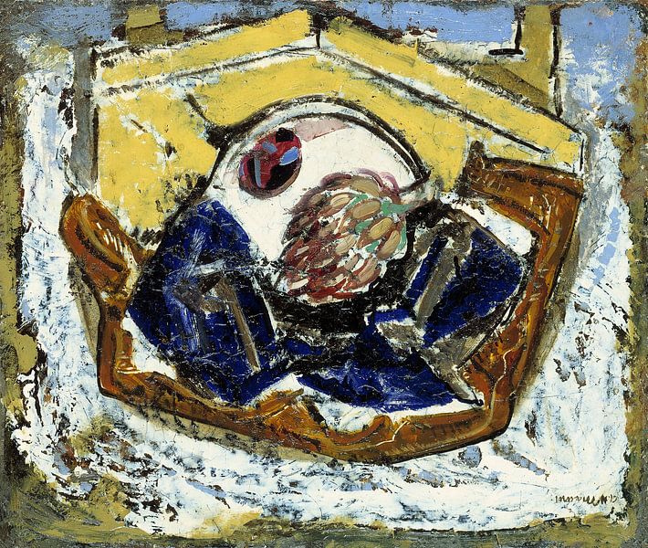 Stilleben mit Artischocke II, Alfred Henry Maurer - 1929 von Het Archief