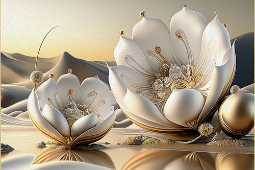 Réflexion sur les fleurs