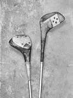 Die Vintage-Golfschläger