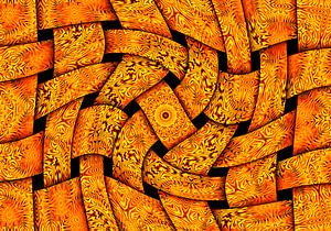 Waving Weaves in Gelb