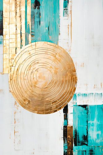ABSTRACT ART Under the sunshade by Melanie Viola