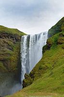 Iceland, Skogafoss waterfall