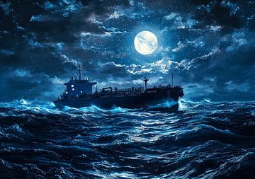 Sea tanker 25 by Harry Herman