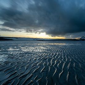 The beach of Delfzijl by P Kuipers
