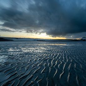 La plage de Delfzijl sur P Kuipers