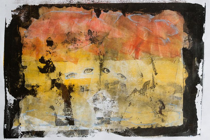 Peinture abstraite des yeux par DroomGans