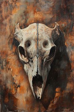 Tierkopf als Kunstwerk – Dramatisch und Detailreich von Poster Art Shop