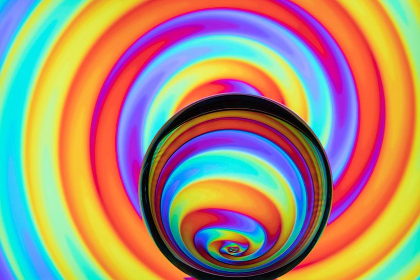 Colorful Sphere by Nancy Bogaert