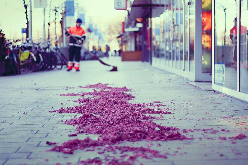 Jour de l'an, nettoyage - Amsterdam par Jaap de Wit