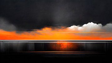 Zonsondergang abstract-19