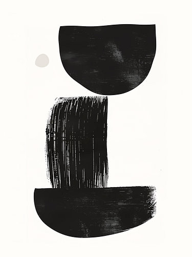 Japandi style shapes