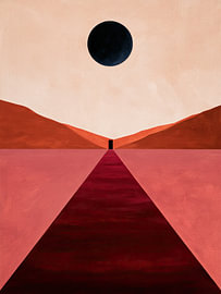 Black Sun Valley von Franka Poulain