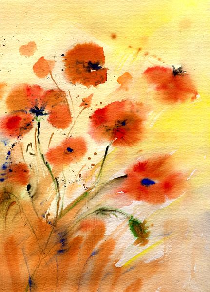 Melody der Mohnblumen von Claudia Gründler