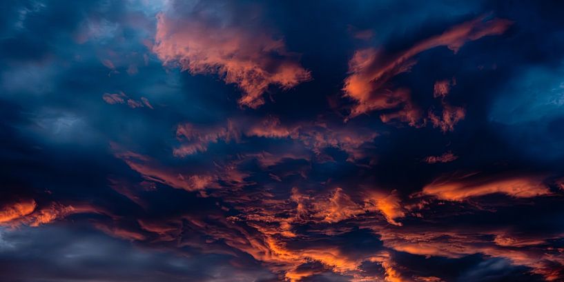 Colourful clouds by Dieter Walther