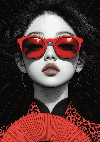 Scharlachrote Vision von crack head