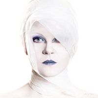 Purple and white