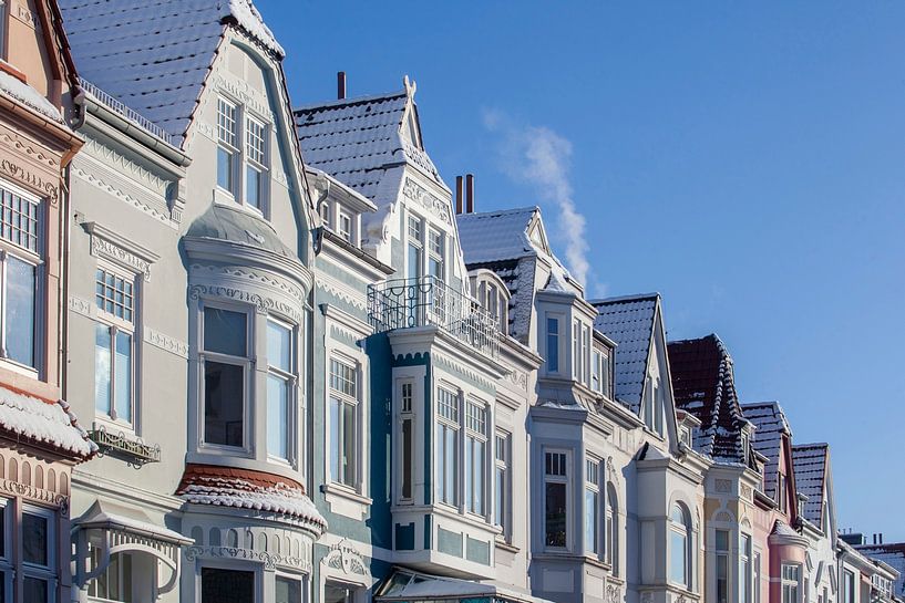 Vieilles maisons de Brême en hiver par Torsten Krüger