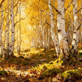 Birkenwald von Kristin M