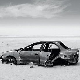 Car wreck by Inge Hogenbijl