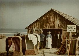 Storage for bicycles, Wijk aan Zee 1907 by Currently Past