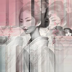 Blossom Geisha Abstrakt