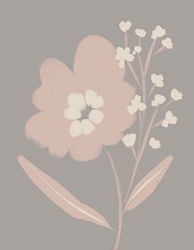 Fleur rose élégante