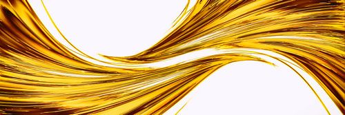 Onbekend XXXXV - Gouden golf - Panoramisch