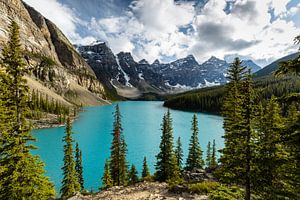 Moraine Lake in den Rocky Mountains