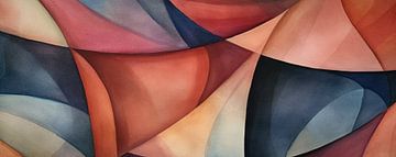 Formen in Harmonie | Abstrakte Kunst von Abstraktes Gemälde