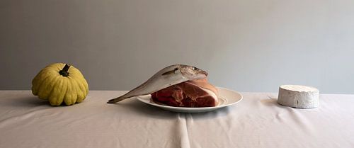 155-Ham vis pompoen kaas