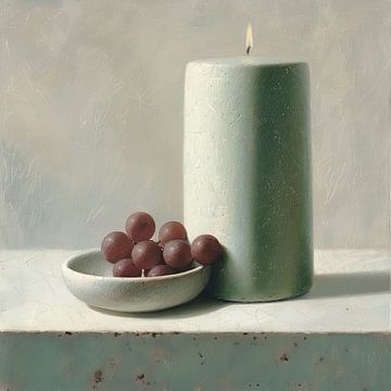 Stilleven | Still Life, Subtle Light van Kunst Kriebels