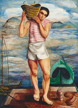 Moïse Kisling - De visser (ca. 1924) van Peter Balan