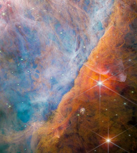 Barre d'Orion (Image NIRCam) par NASA and Space