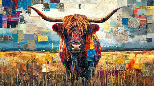 Hooglander in Kleurcontrast