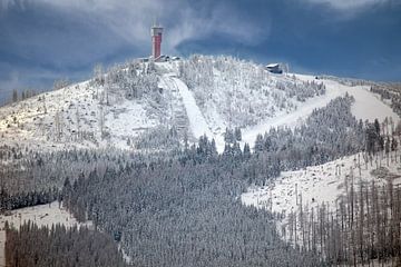 Skipisten am Wurmberg bei Braunlage im Harz von t.ART