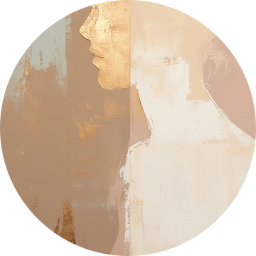 Vrouwenprofiel | Silent Gold Echo