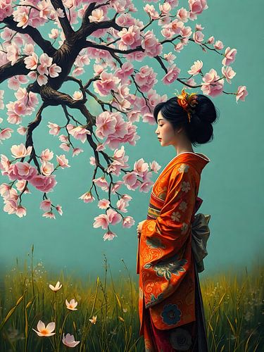 Fluistering van de lente (geisha)