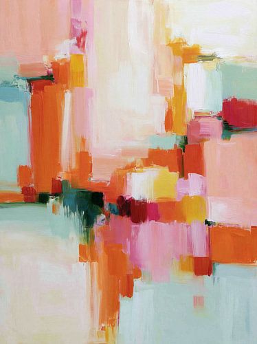 Kleurexplosie in Abstractie